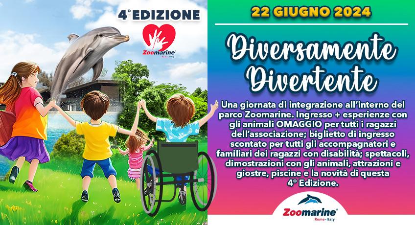 Scopri di più sull'articolo Diversamente Divertente. Vieni a ZooMarine con Save the Family! | 22 giugno 2024